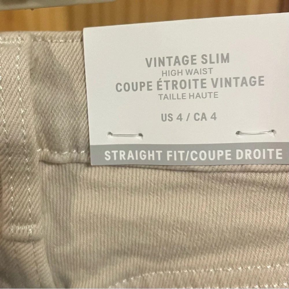 Vintage Slim High Waist Straight Fit US Women’s Size 4 - Picture 3 of 7